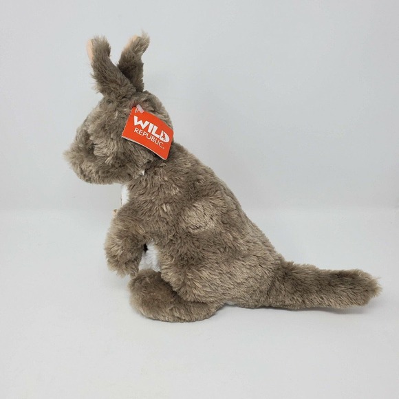 Wild Republic Realistic Kangaroo Joey Plush Stuffed Animal 13" Baby Real Life SC - Picture 4 of 6